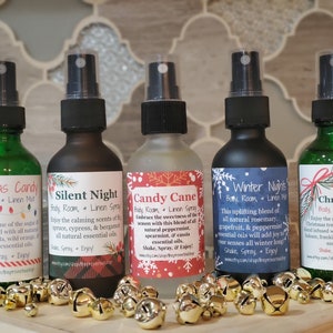 Weihnachtskollektion ätherisches Öl Sprays 1, 2 oder 4 oz Spray