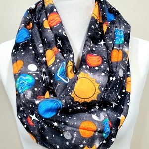 Solar System/Planets Flannel Scarf