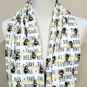 Save the Bees Infinity Scarf