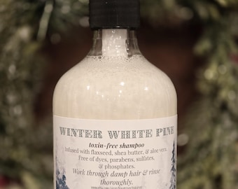 Winter White Pine Toxin Free Shampoo, Conditioner, or Body Wash 8oz or 16oz