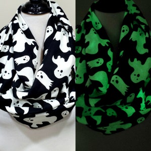 Ghosts Glow in the Dark Scarf