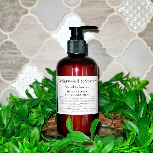 Cedarwood and Spruce Toxin Free Shampoo, Conditioner, or Body Wash 8oz or 16oz