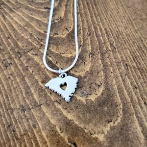 I Love South Carolina Necklace