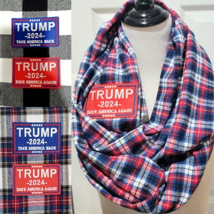 thumbnail image 2 of Republican Elephant Lightweight Printed Scarf – 8x60, Knitted Style, Unisex 2 of 6