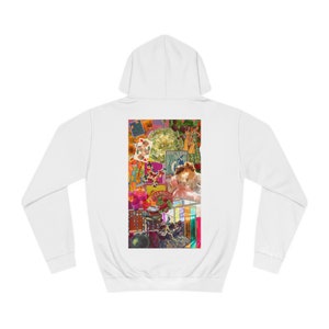 En ze waren geliefden Collage Hoodie afbeelding 3