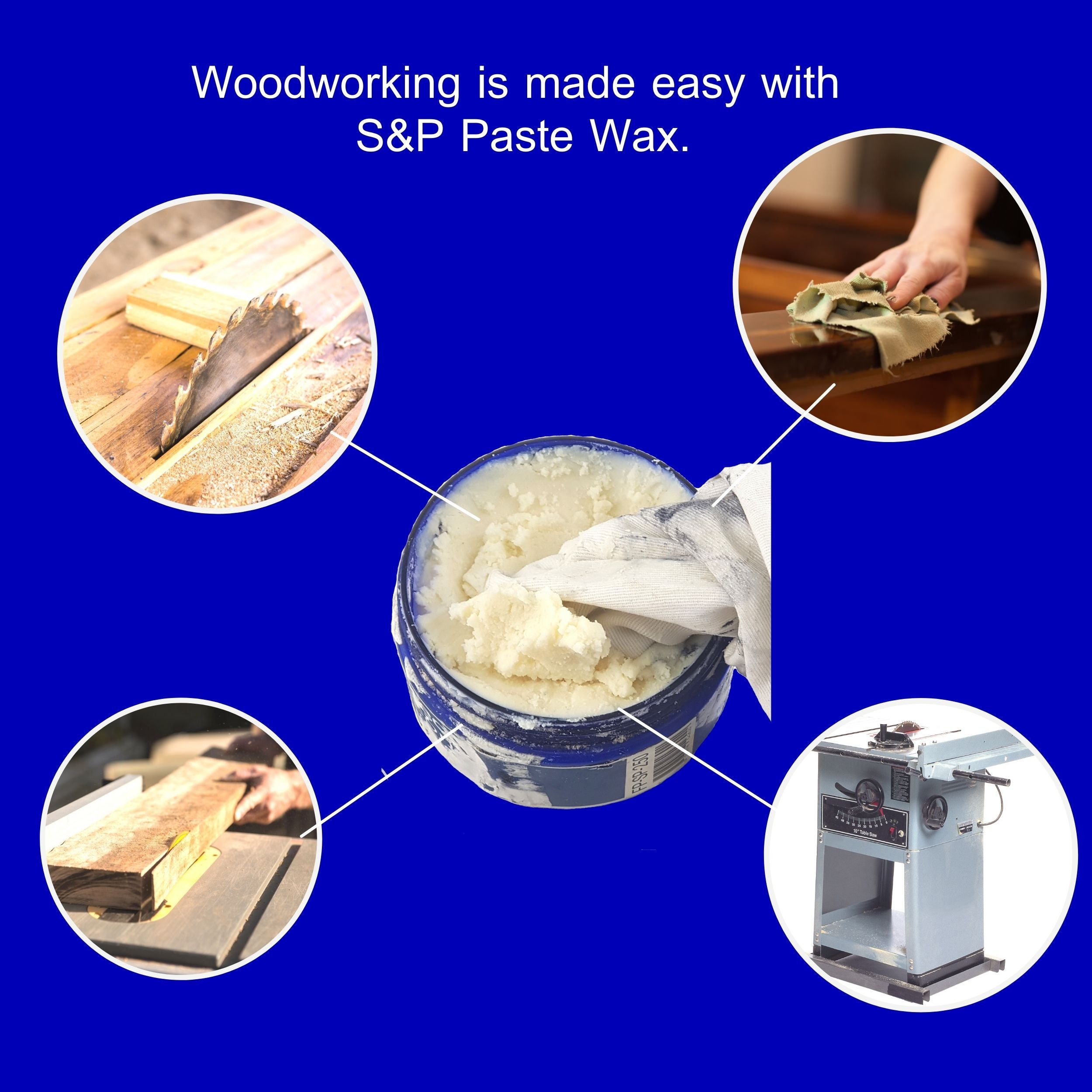 Frapete Slide & Protect Paste Wax Restorers Wax Woodworking Wax Protect