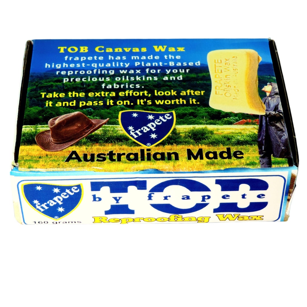 Frapete Oilskin Fabric Wax Bar 160 Gram Waterproofing Protector Water