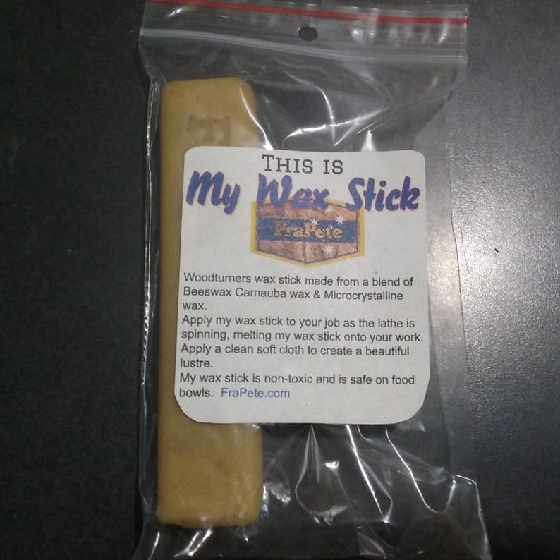 Carnauba Wax Stick for Wood Turning Wood Working My Wax Stick Etsy UK