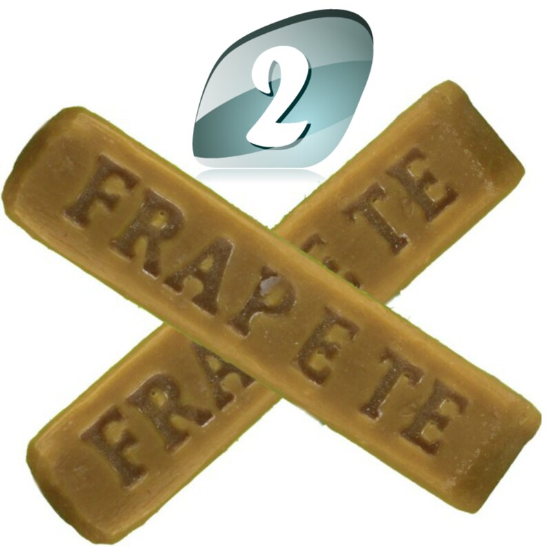 2 Frapete Gloss Mate Carnauba Wax Stick Wood Turning Wax for a Perfect