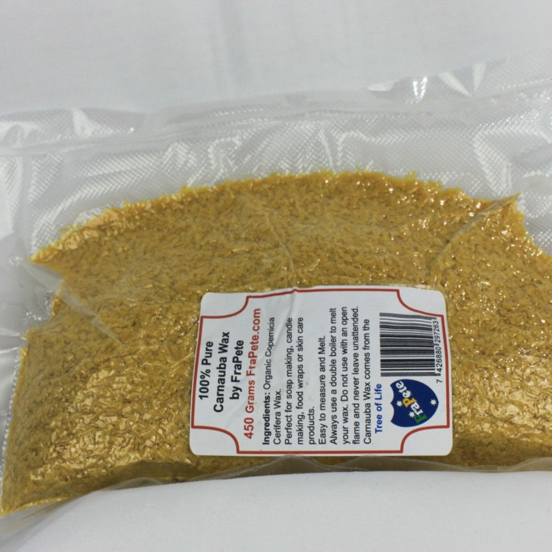 Frapete Pure Carnauba Wax Flakes Food and Cosmetic Grade 100 Etsy