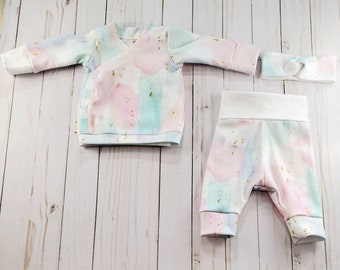 Leoie Baby Girl Long-Sleeved Pink Embroidered Swan Soft Cotton Climbing Suit