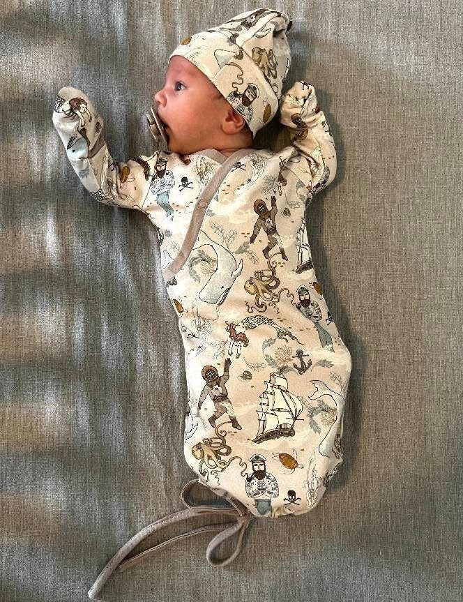Kimono Baby Gown Etsy