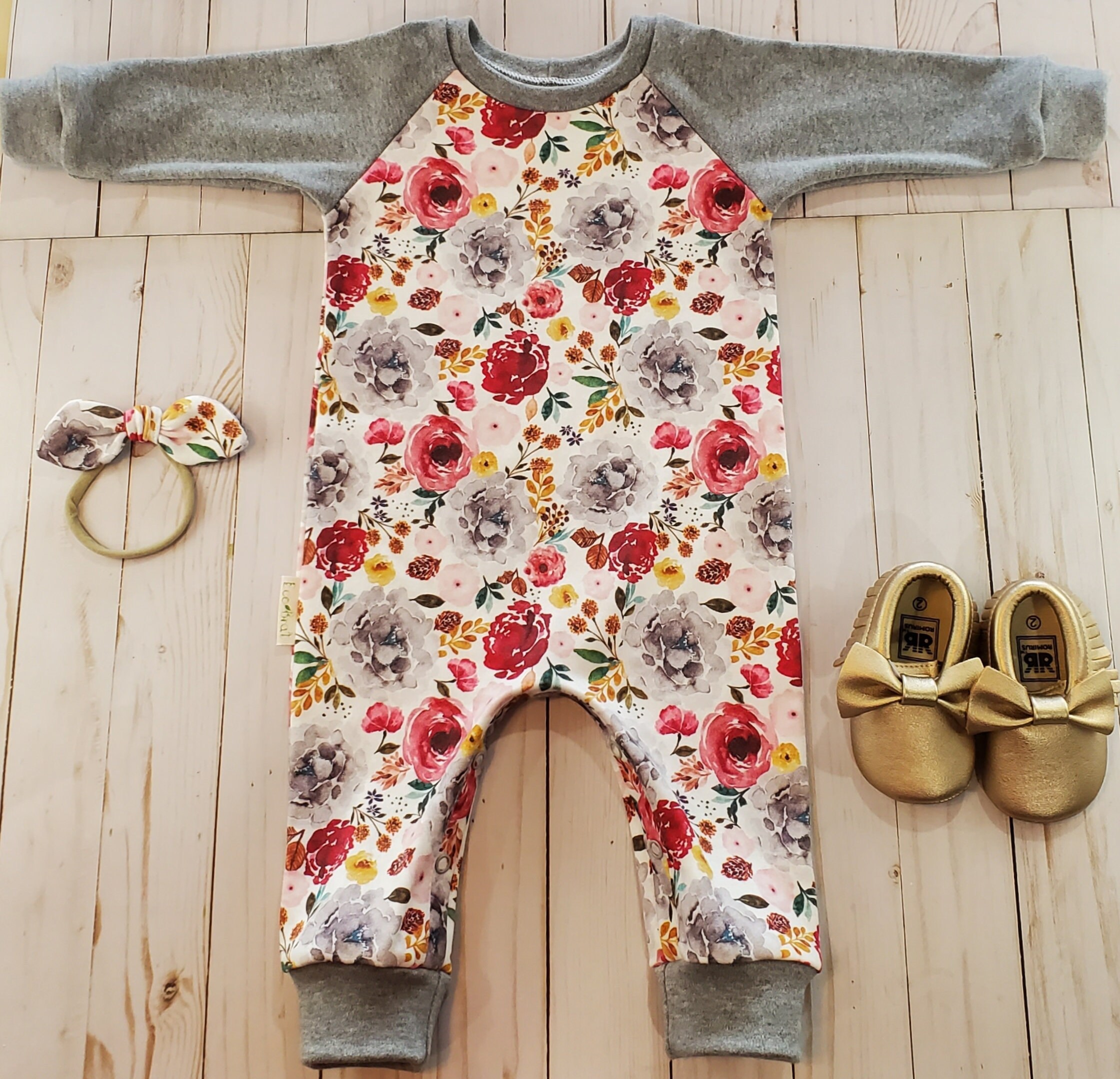 fall baby rompers