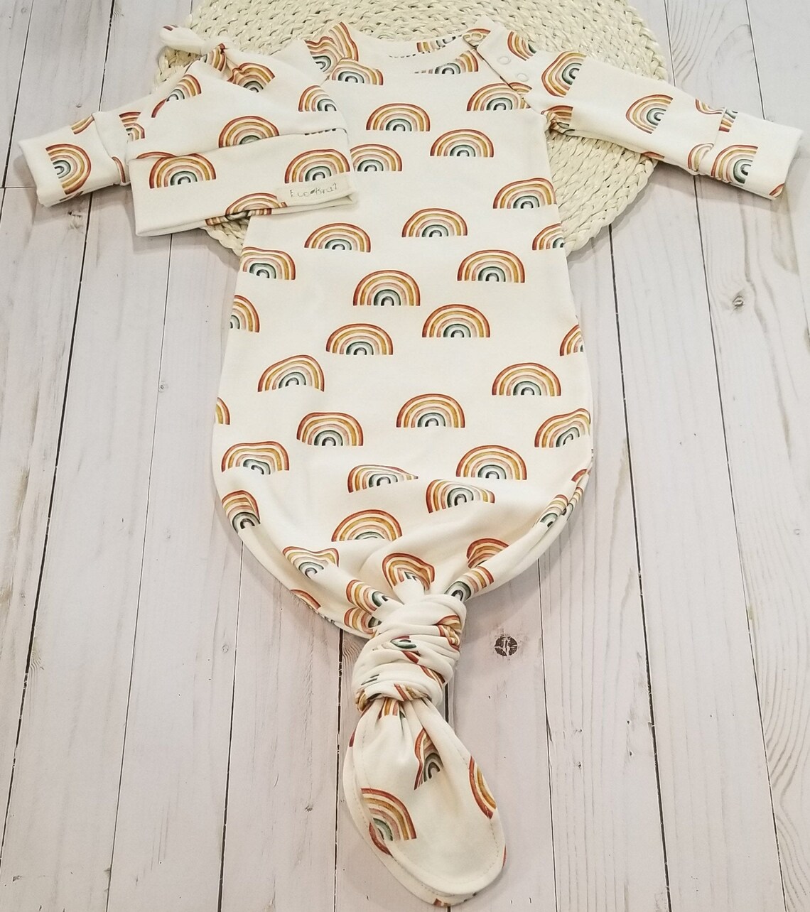 Rainbow Baby Newborn Coming Home Baby Girl Coming Home Outfit | Etsy