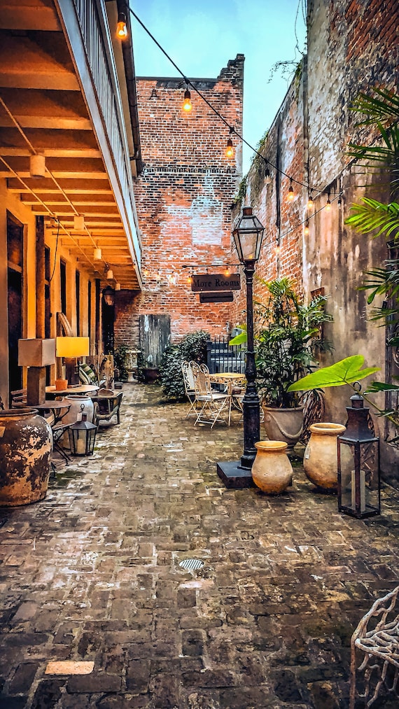 New Orleans Courtyard | Etsy