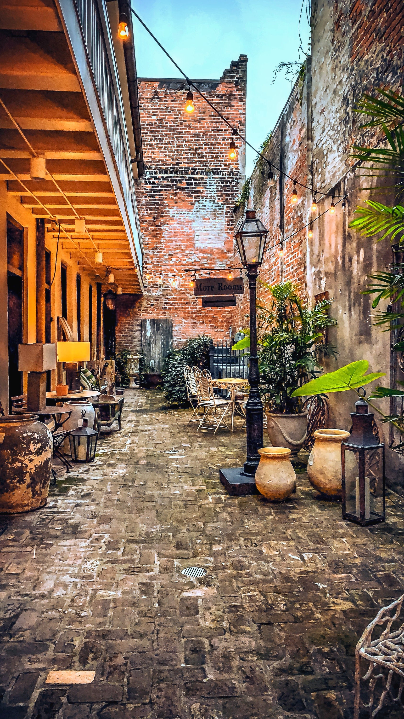 New Orleans Courtyard Etsy