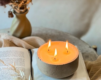 Wachsfresser Indoor - langlebiger 3 Docht Kerzenfresser -Kerzenreste verwerten | Tisch Feuer - Wohnzimmer | Weihnachtsgeschenkideen