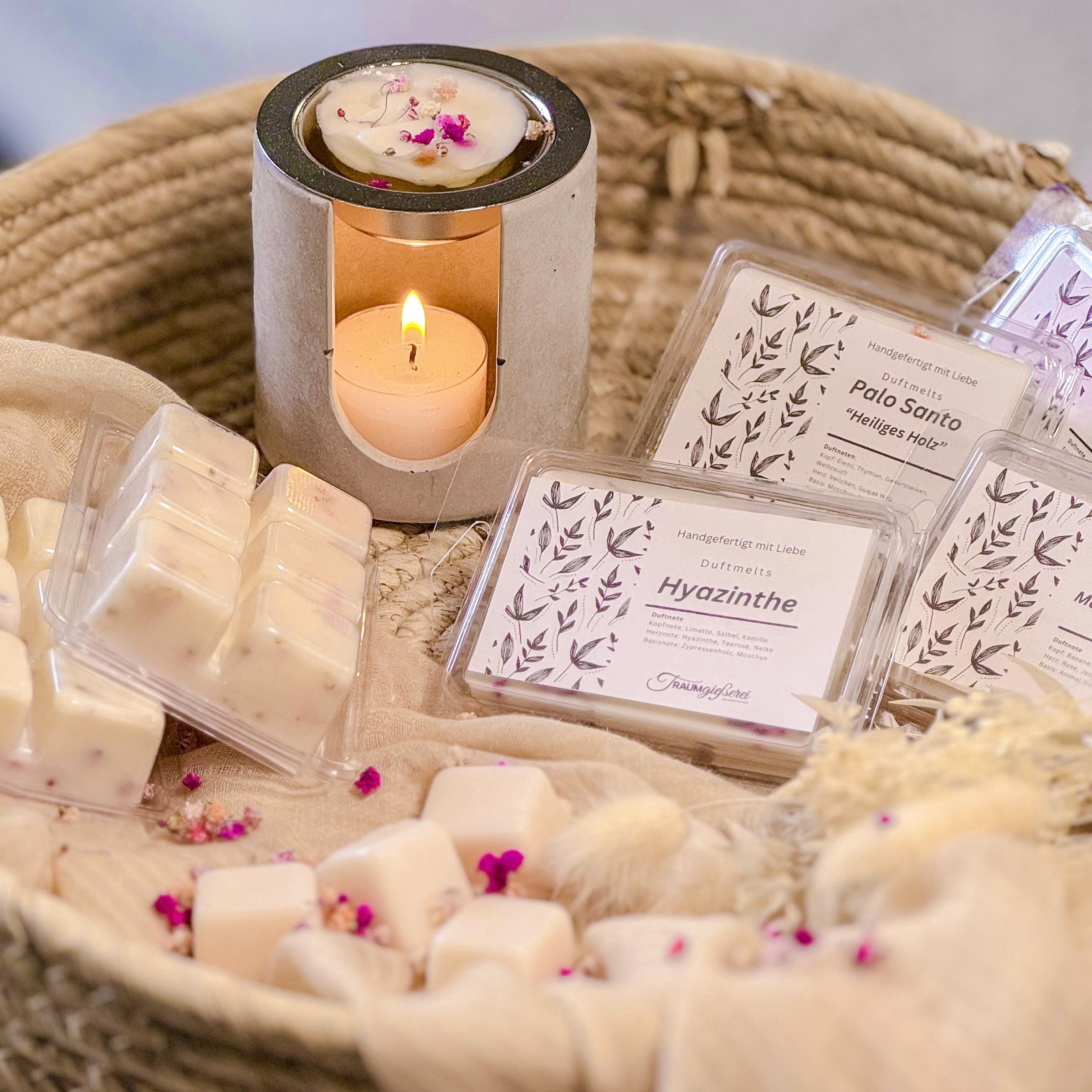 Scented Wax Melts With Dried Flowers Room Fragrance