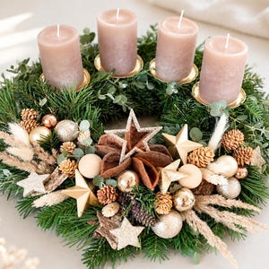 Adventskranz hängend