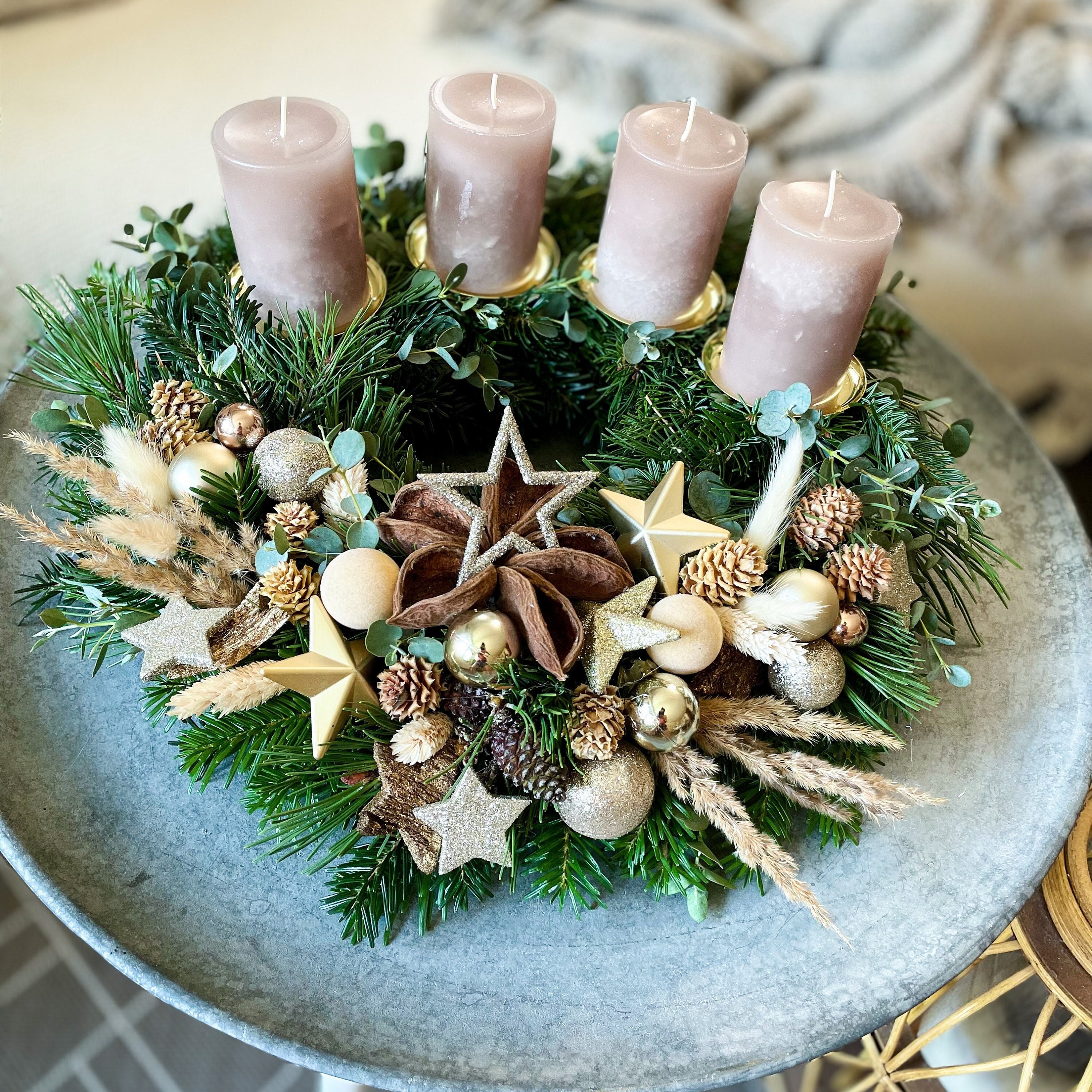Adventskranz skandinavisch