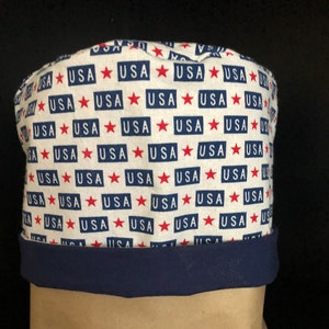 Peeling Mütze Chirurgenmütze Krawatten-Rücken-Stil mit Gummiband für vielseitige Passform in USA Stoff