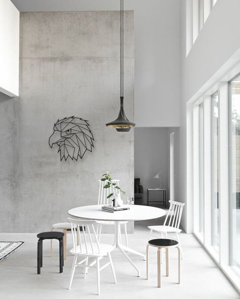 Eagle Metal Wall Art Animals Metal Art Wall Decor Metallic | Etsy