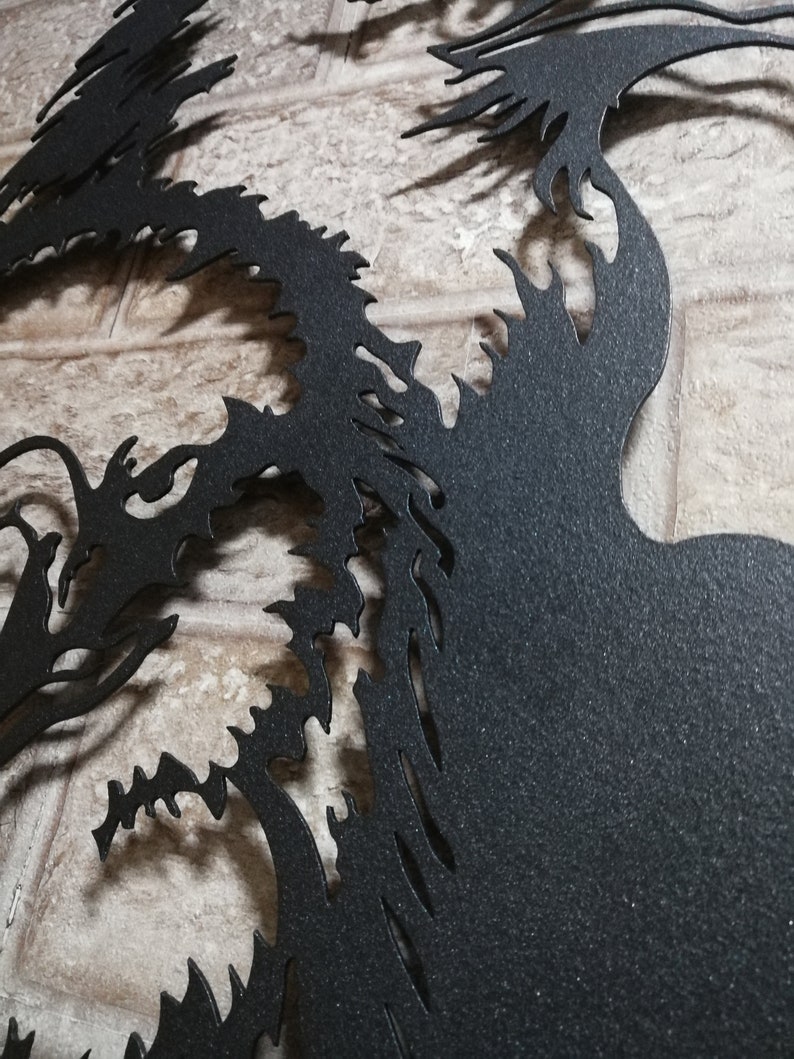 Eagle Metal Wall Art Animals Metal Art Black Wall Decor - Etsy