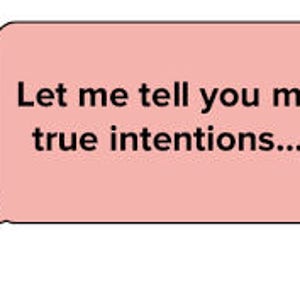True intentions spread