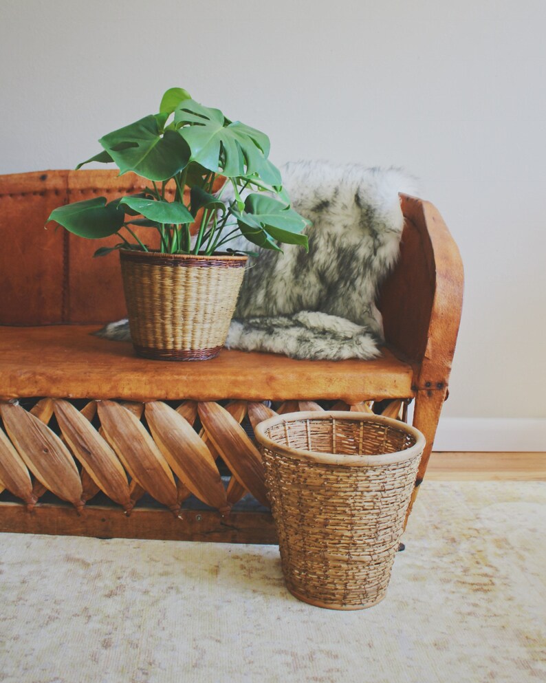 Large Basket for Plants Basket Planter Basket Storage Large Etsy