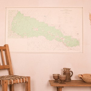 vintage original 1972 Arizona Sitgreaves National Forest Karte Gila and Salt River meridian topographic Outdoorsman Wandern Geschenk Erinnerungsstück