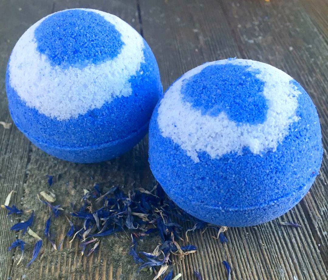 Blue Wave Bath Bomb Blue Bath Bomb Bath Bomb Bath Fizzies Etsy.de