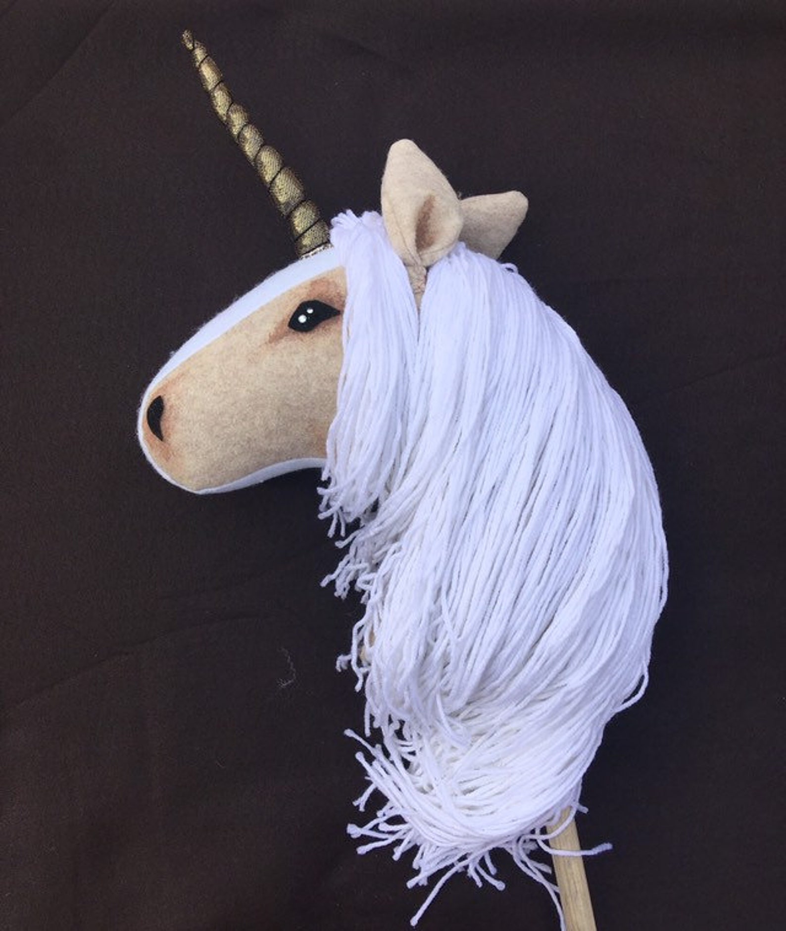 Unicorn Stick Horse Custom Build Your Own Unicorn Stick Horse Etsy