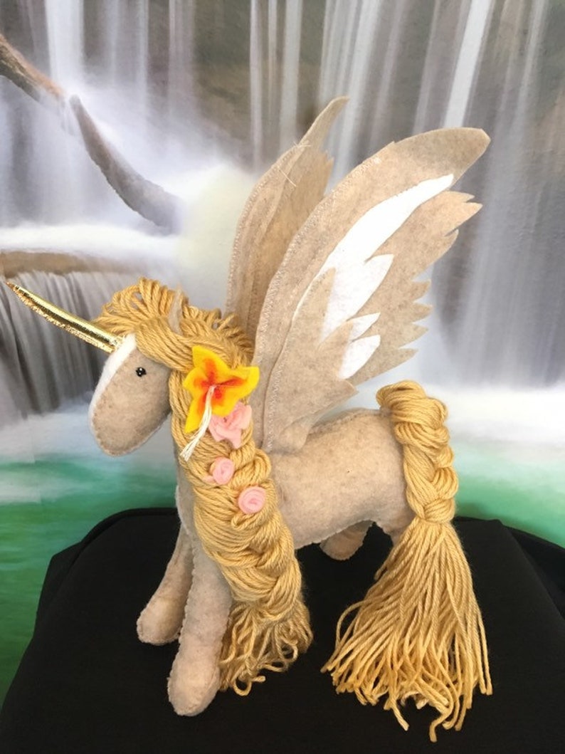 Tangled Custom Pegasus Unicorn Stuffed Horse and Moana