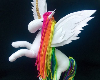 Pegacorn Plush Custom Pegasus Unicorns