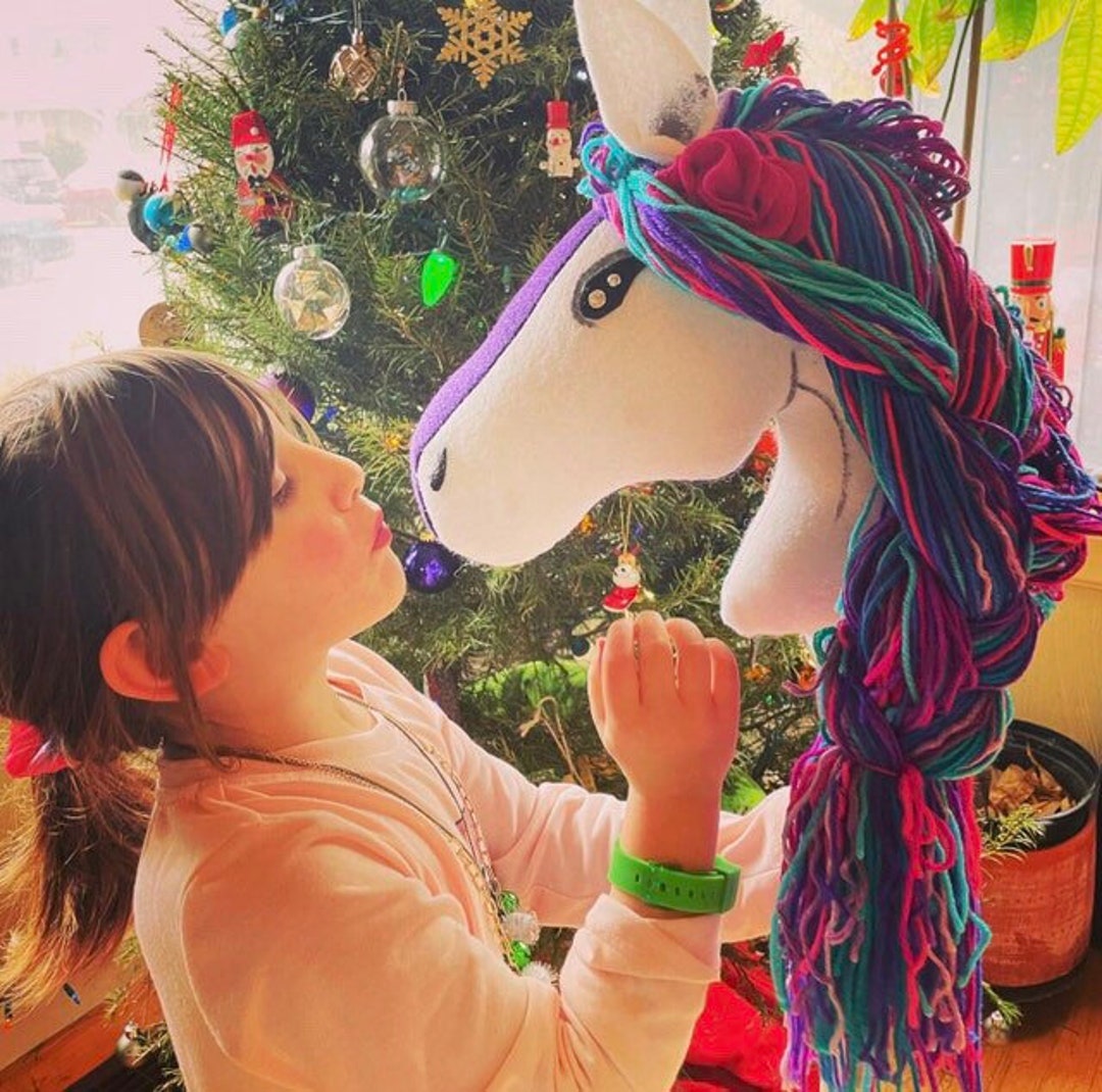 Unicorn Stick Horse Custom Build Your Own Unicorn Stick Horse. head