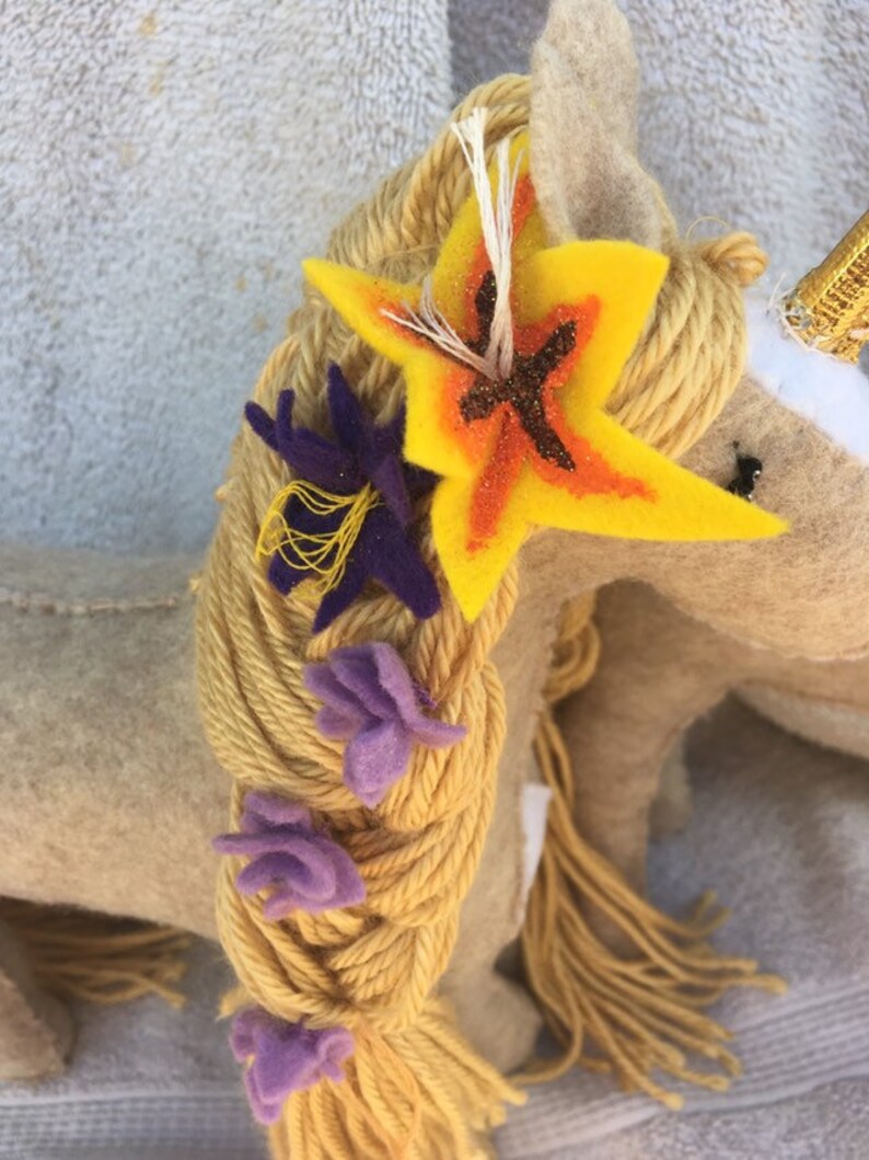 Tangled Custom Pegasus Unicorn Stuffed Horse and Moana