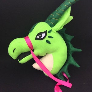 Custom Ride on Stick Dragon Head