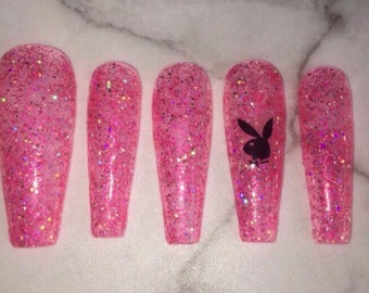 images Coffin Acrylic Aesthetic Baddie Nails Instagram baddie nails etsy