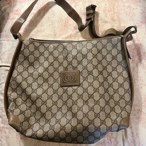 Large Vintage Gucci Shoulder Bag - Etsy