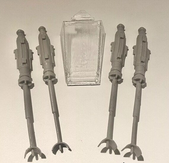 Kenner Star Wars Y-Wing Replacement Top Cannon – 1:18 Scale Reproduction With Carriage