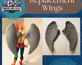 Vintage Kenner DC Super Powers Hawkman Wings 1984 Repro Part 1985 1986