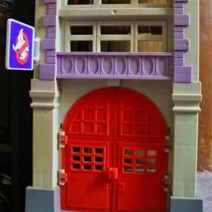 消防署のドア | ケナー社製 リアル・ゴーストバスターズ | レプリカ交換部品 | 1987年製ビンテージ玩具