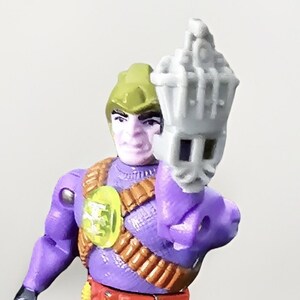 Figura Bionic Six 6 con arma de guante LJN / Bionic Six / Pieza de repuesto REPRO / Juguete vintage de 1986
