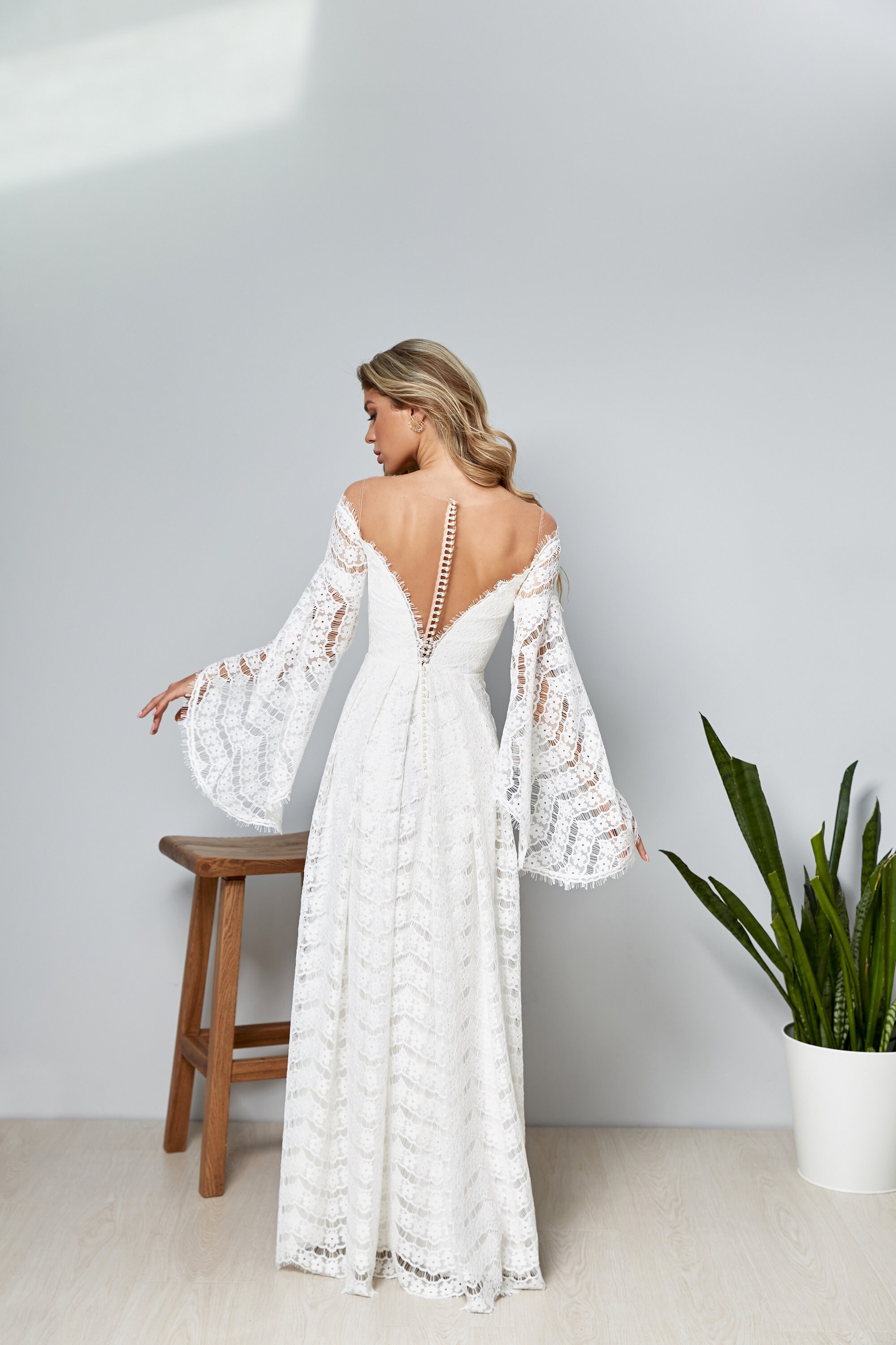 Bell Sleeve Dress - Etsy