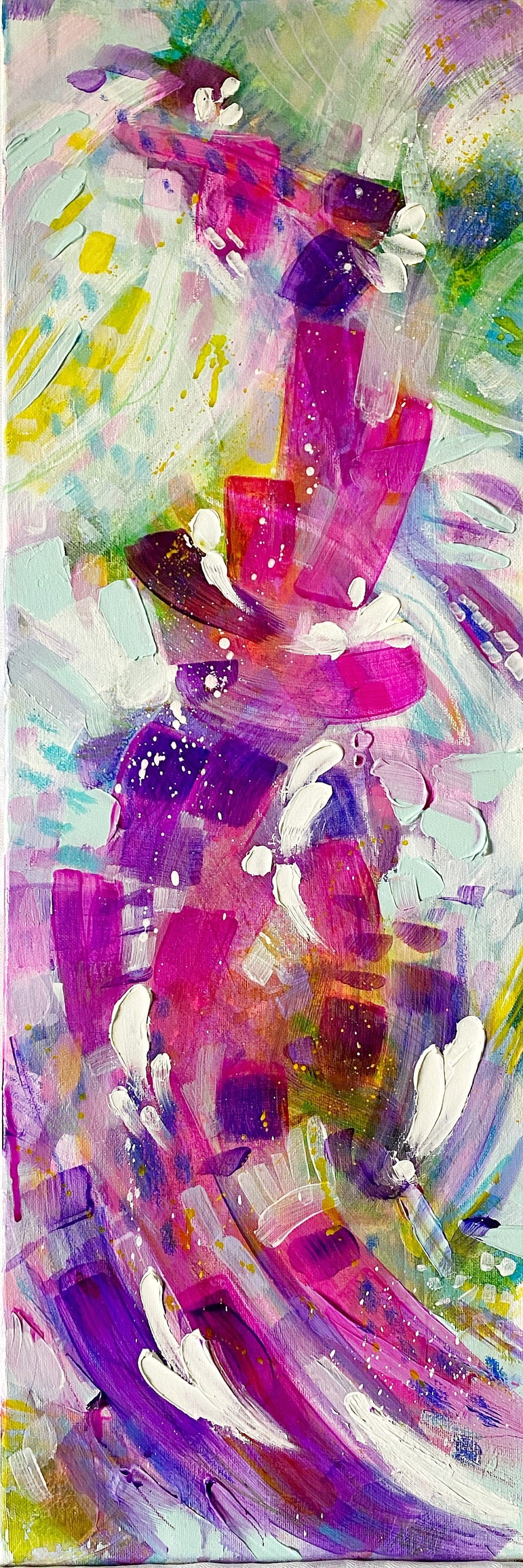 Acrylic Mixed Media Painting Etsy UK