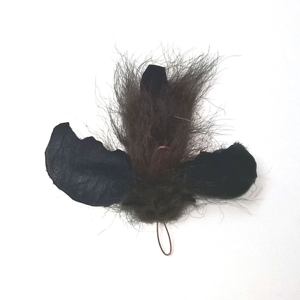 Cat Toy Buffalo Hair Bat - Bird like - Teaser Wand / Pole Attachment / Refill
