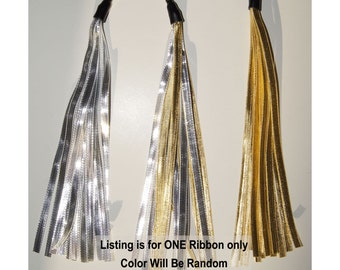 Cat Toy Sparkly Tinsel Streamer Ribbon - Teaser Wand / Pole Attachment / Refill