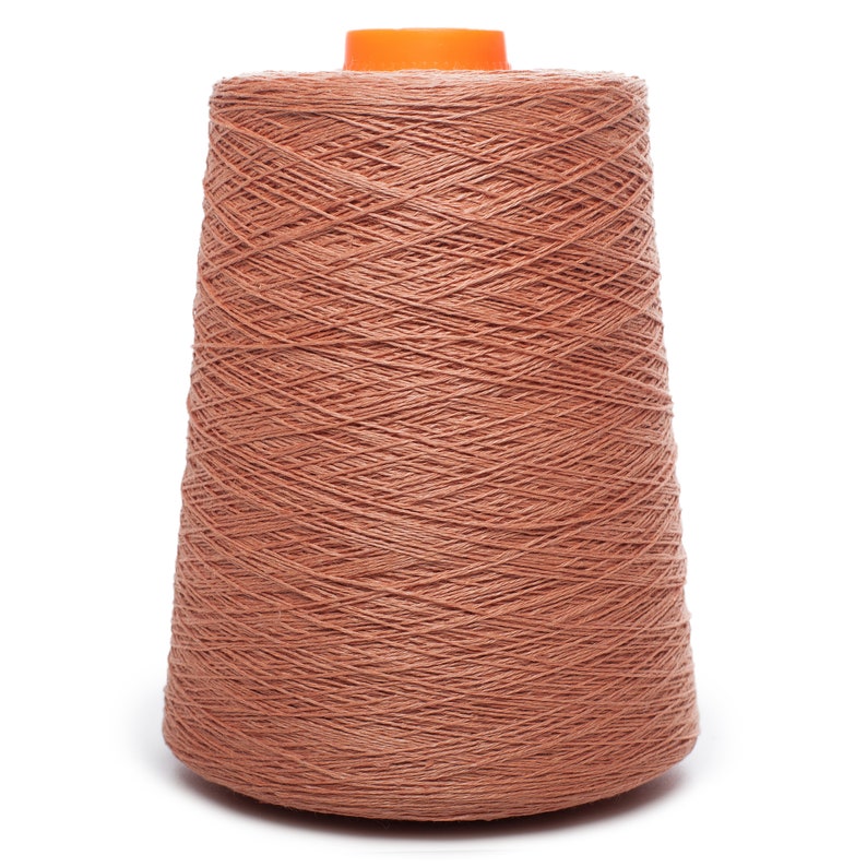 Linen Yarn Cone 053 KG 100 Flax Linen For Weaving Etsy