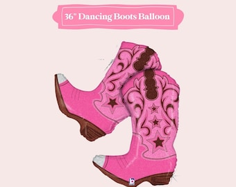 Cowgirl Boots Balloon, Cowgirl Party, Last Rodeo Bachelorette, My First Rodeo Girl, Western Part Decor, Last Ride Bachelorette