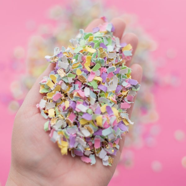 Unicorn Confetti - Unicorn Party - Pastel Confetti - Pastel Rainbow Party - Pastel Party - ROY G BIV - Confetti Mix- Confetti Balloon